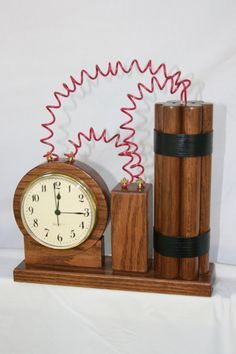 Items similar to Novelty Time Bomb Clock on Etsy