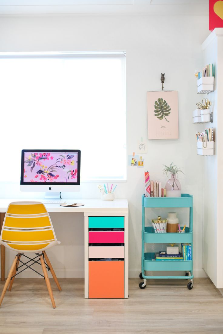 DIY No-Paint Colorful Drawers