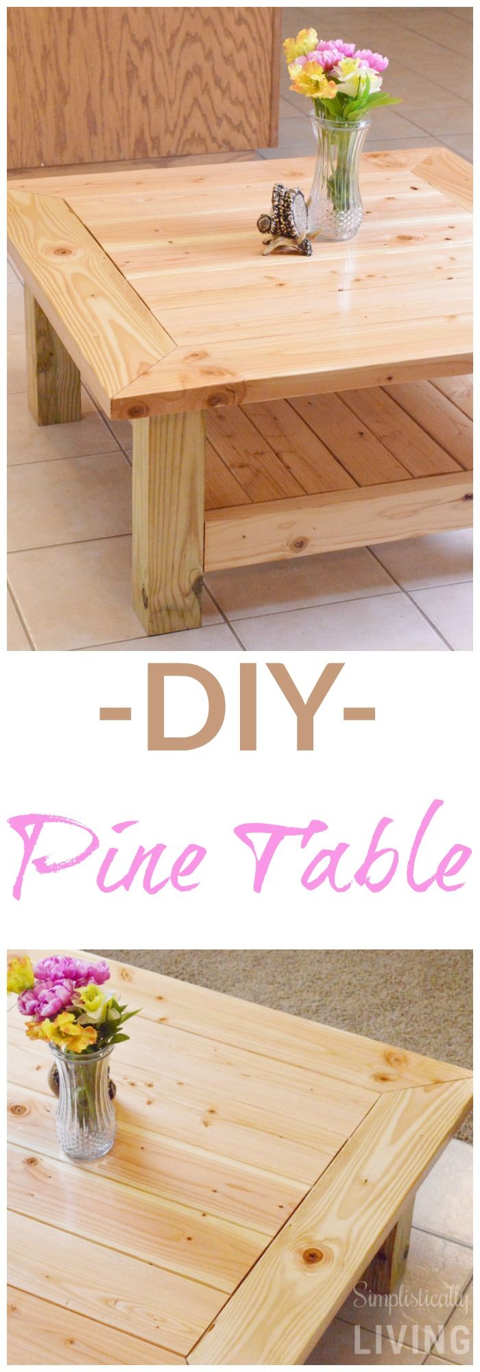 DIY Pine Table