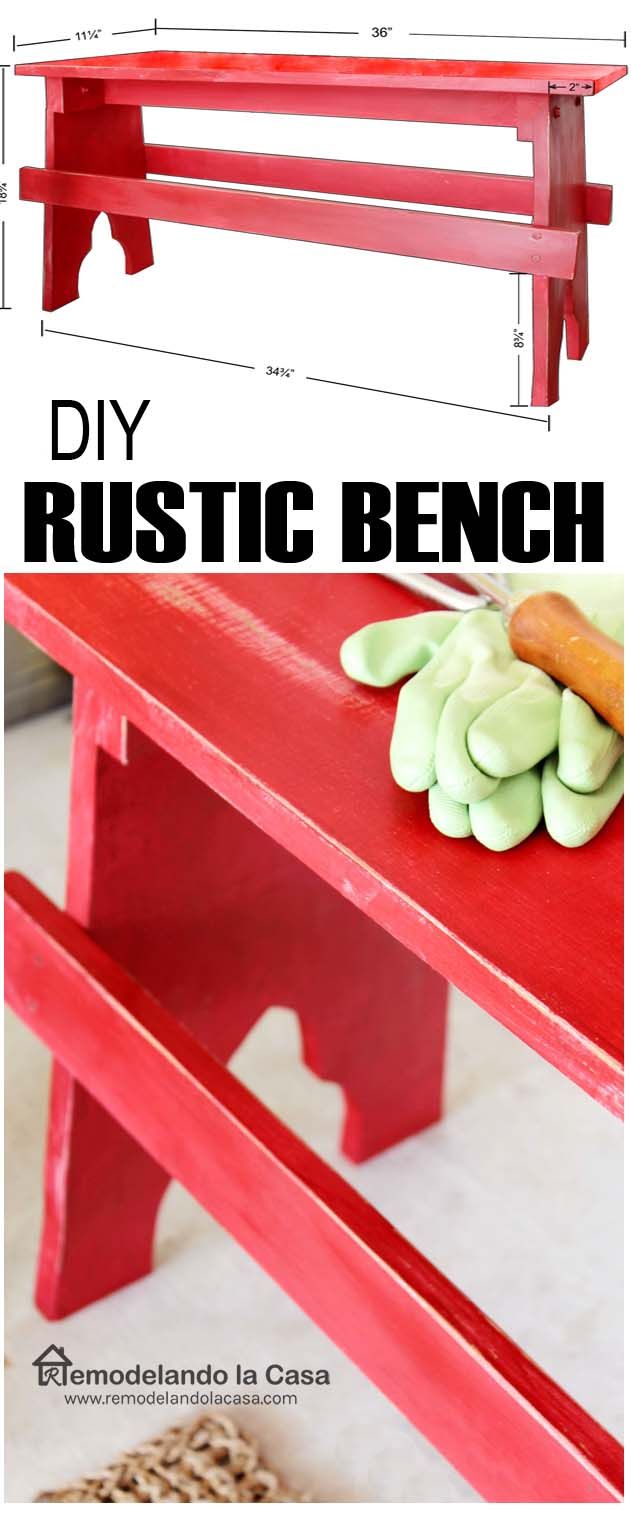 DIY - Rustic Bench
