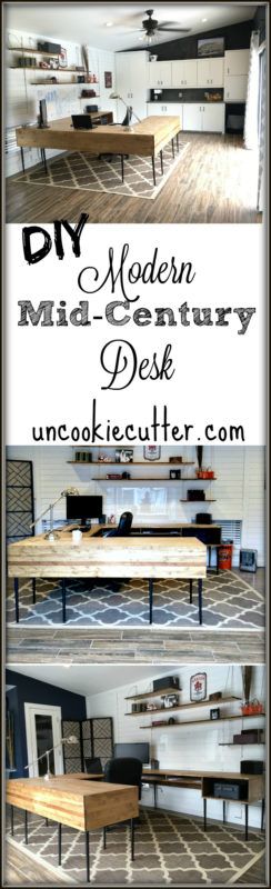 Modern Desk DIY - Uncookie Cutter