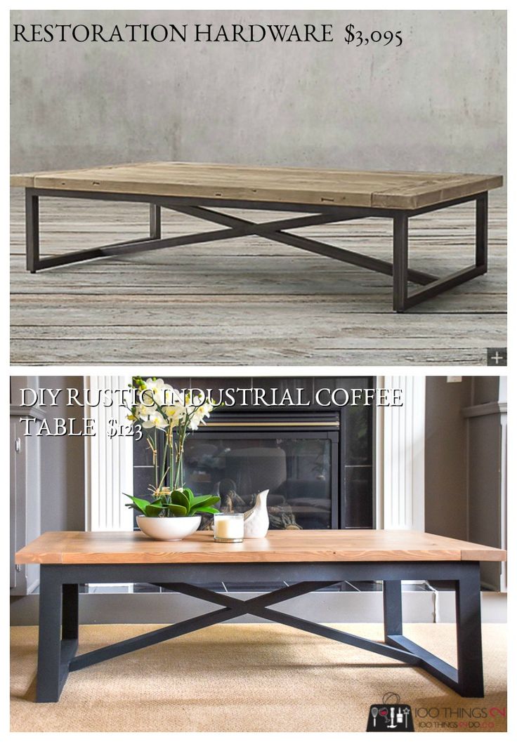 Rustic Industrial Side Table | 100 Things 2 Do