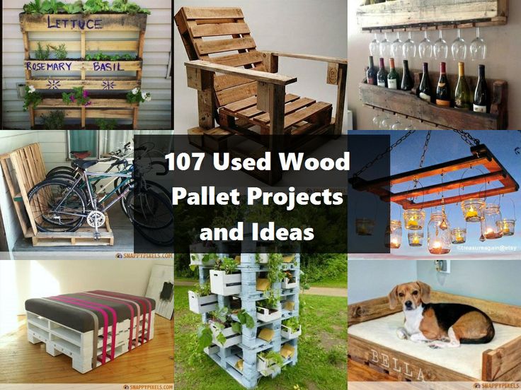 107 Used Wood Pallet Projects and Ideas