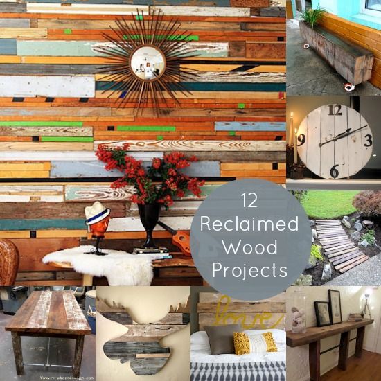 12 Cool DIY Reclaimed Wood Projects - DIY Candy
