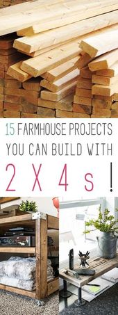 15 Farmhouse Projects You Can Build With 2X4s - The Cottage Market
