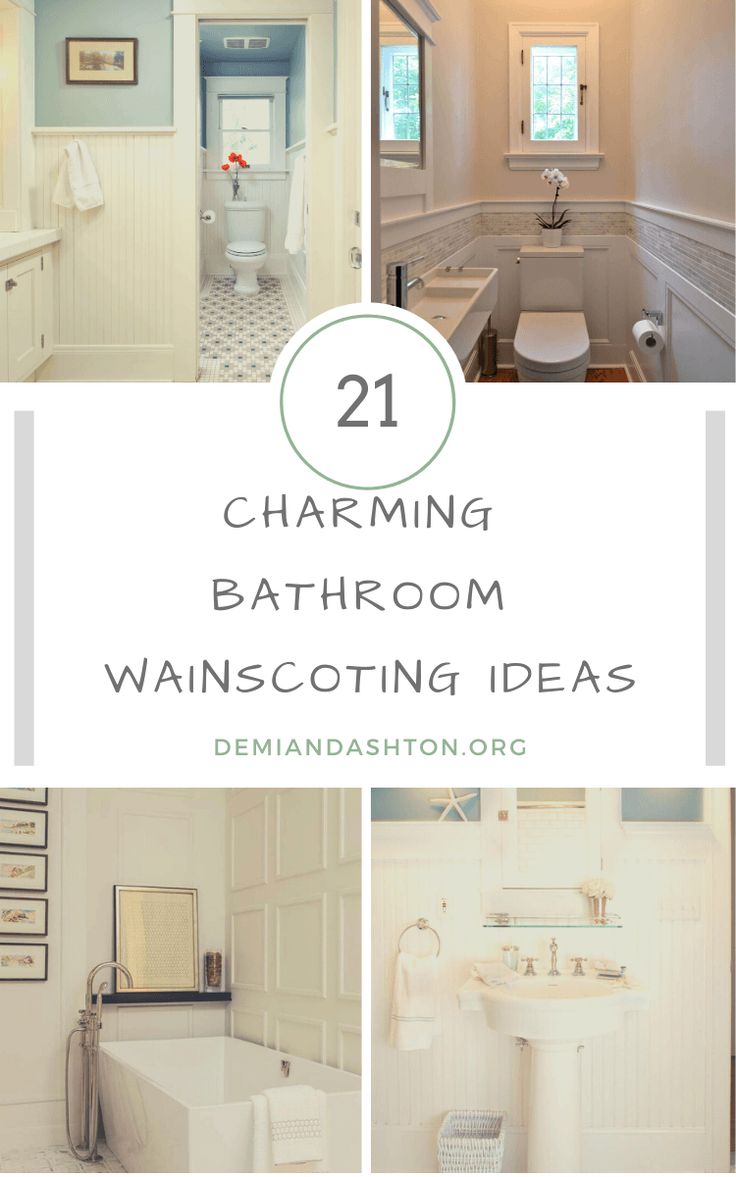 21+ Charming Bathroom Wainscoting Ideas for Your Next Project