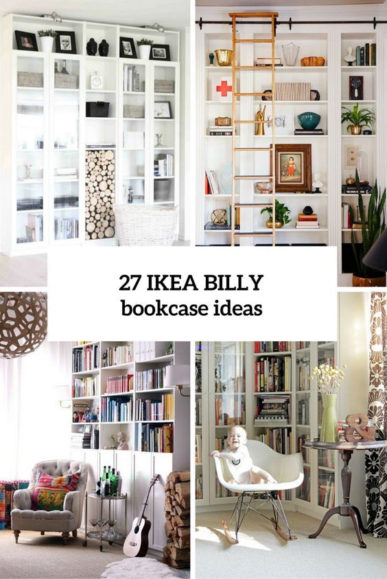 27 Awesome IKEA Billy Bookcases Ideas For Your Home | DigsDigs