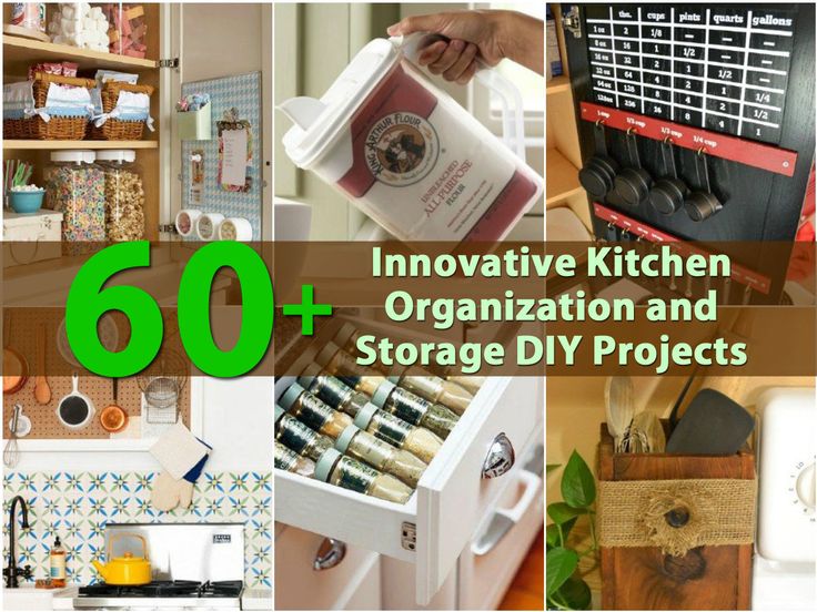 60+ Innovative Kitchen Organization and Storage DIY Projects