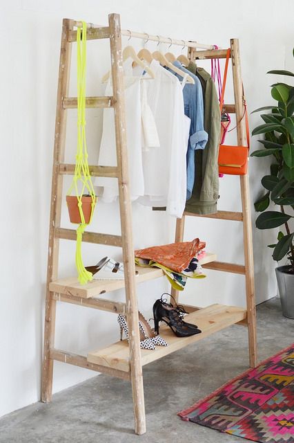 DIY Ladder Wardrobe | Collective Gen