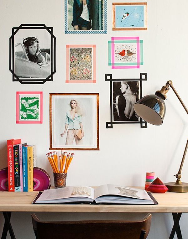 Easy Washi Tape Frames (They're Removable!) - Washi Tape Crafts