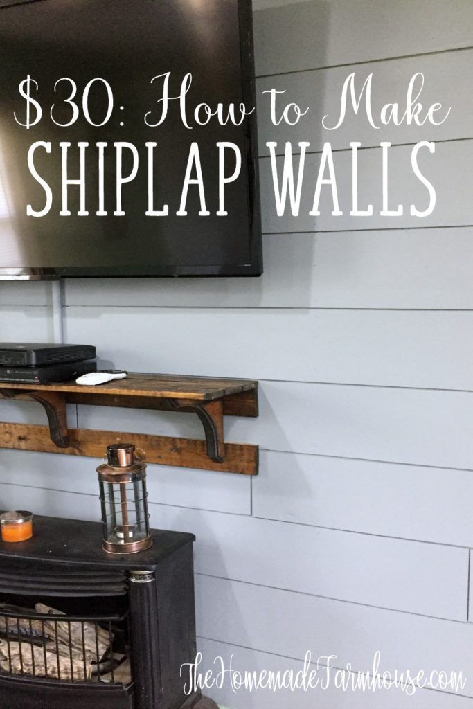How to Shiplap Walls