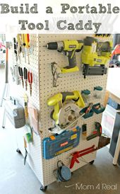 Make Your Own Portable Tool Storage / Organization Caddy - Mom 4 Real