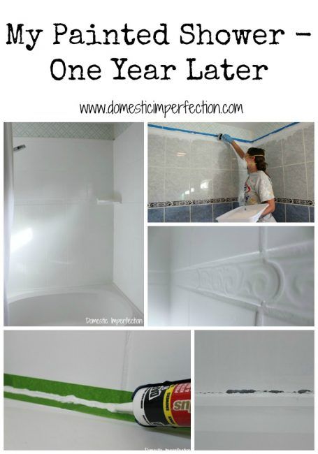 My Painted Shower - One Year Later