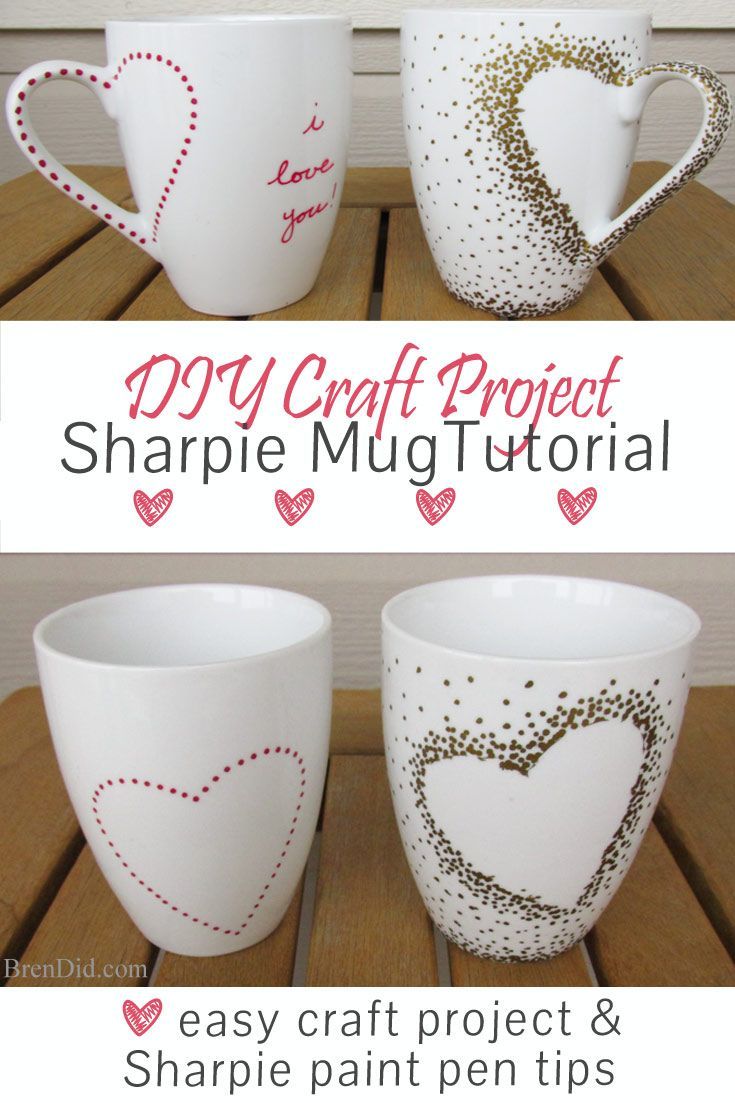 DIY Craft Project: Sharpie Mug Tutorial