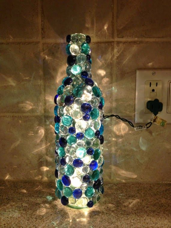 Recycle Reuse Renew Mother Earth Projects: DIY Glass Bead Wine Bottle
