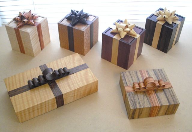 wooden presents