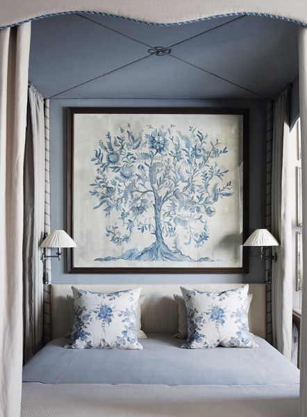Blue & White Bedroom