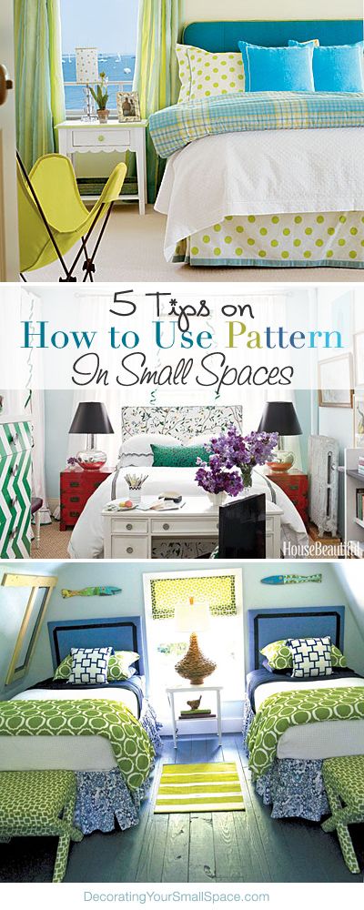 How to Use Pattern in Small Spaces