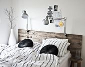 The lights - attach to headboard for small bedroom.   Stylizimo - Home. Decor. I...