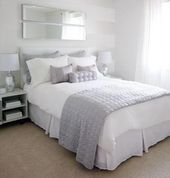 white grey bedroom