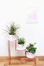 DIY 3 Tiered Copper Planter - A Bubbly Life