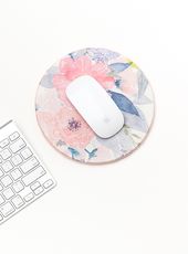 DIY Floral Mouse Pad for Spring - The Crafted Life