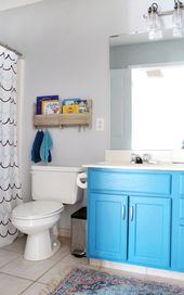 Kids Bathroom Refresh with FrogTape® — Tag & Tibby Design