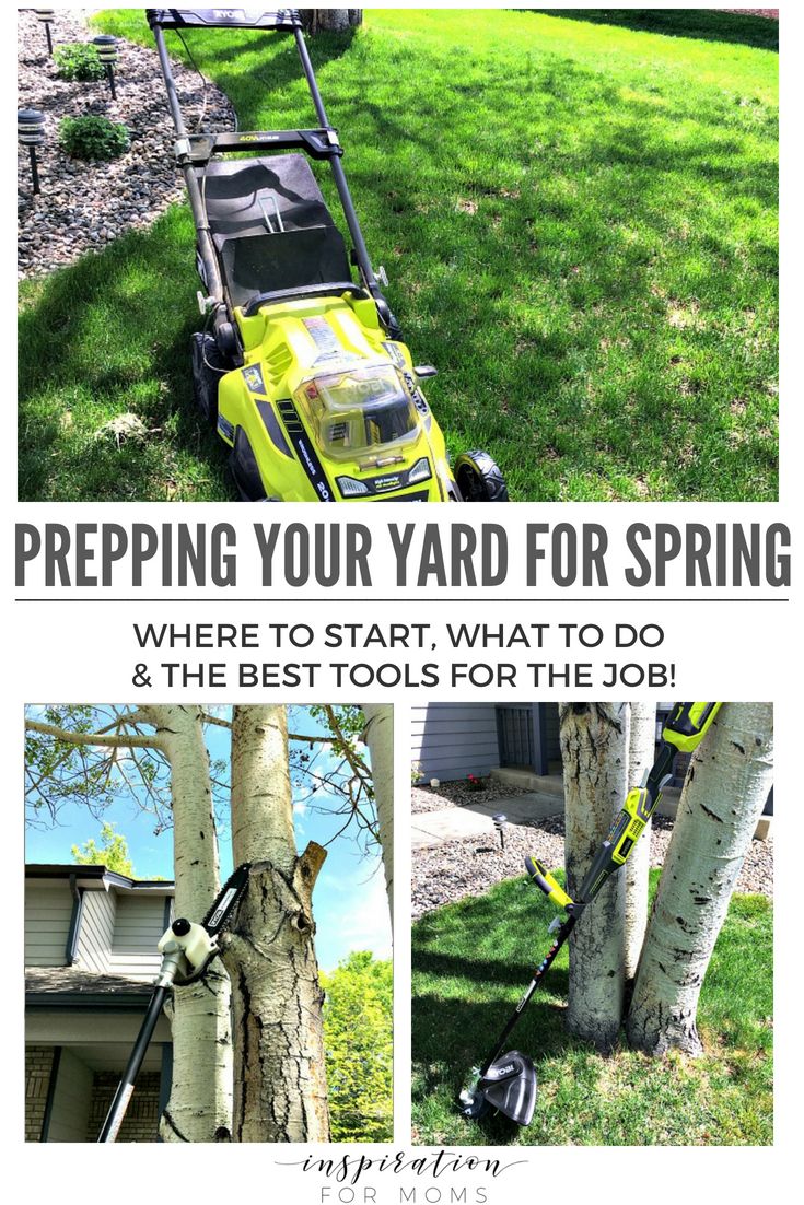 Prepping Your Yard for Spring - Inspiration For Moms