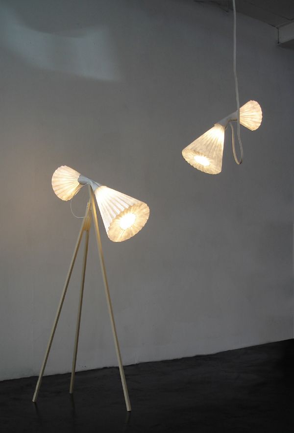 Swan Lamps by Tian Zhen
