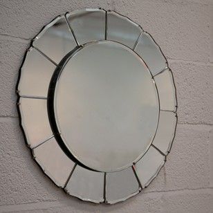 A Mid Century Flower Mirror