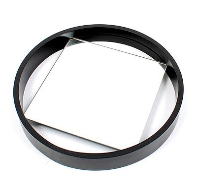 Square mirror in black lackered wooden ring design Benno Premsela 1956 executed ...