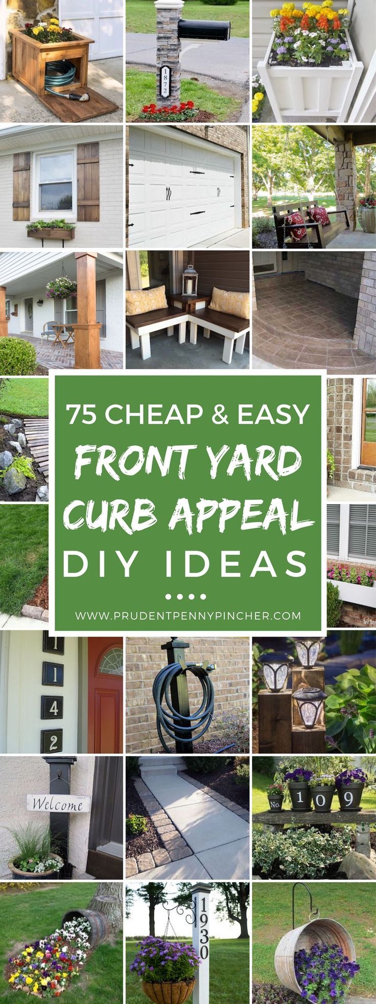 75 Cheap and Easy Front Yard Curb Appeal Ideas