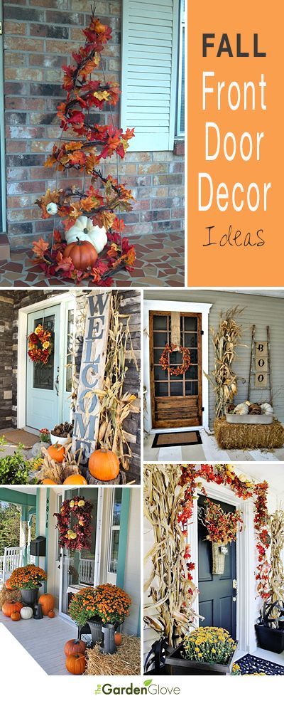 DIY Fall Front Door Decorations | The Garden Glove