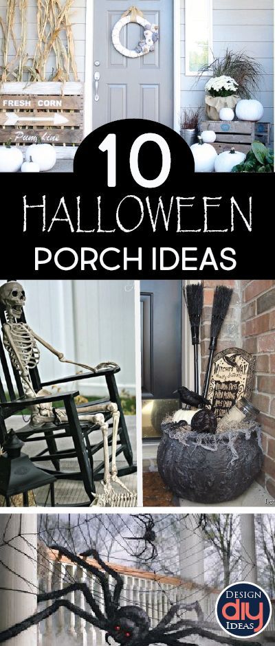 Decorating your porch for the haunting holiday can be a great way to share your ...