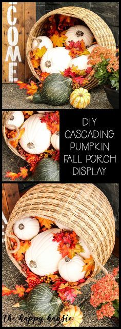 Easy DIY Fall Front Porch Decor | The Happy Housie