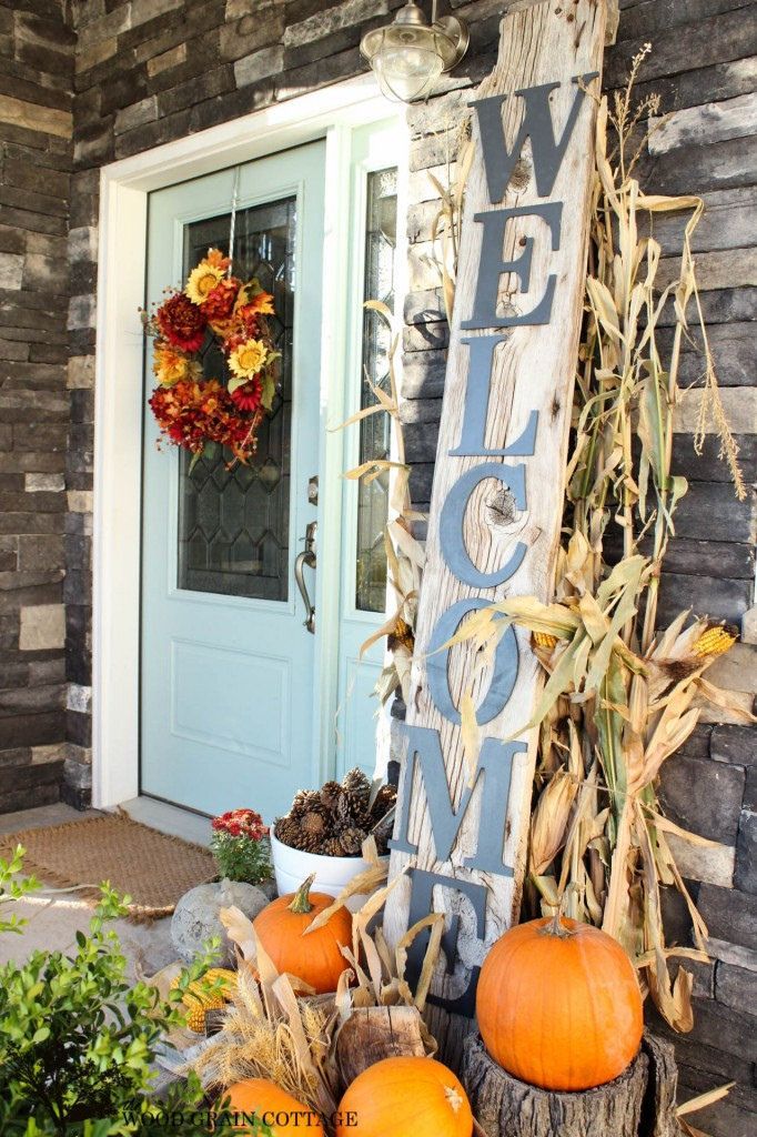 Fall Outdoor Decorating Ideas - Living After Midnite