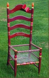 How to turn an old chair into a planter box... shizzle-design.co...