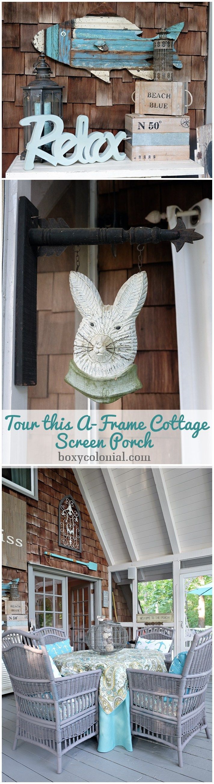 My Mom's A-frame House Tour, Part 3: The Screen Porch -