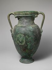 Bronze neck-amphora (jar) | Etruscan | Classical | The Met