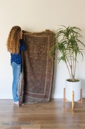 How to Clean a Vintage Rug - Bigger Than the Three of Us
