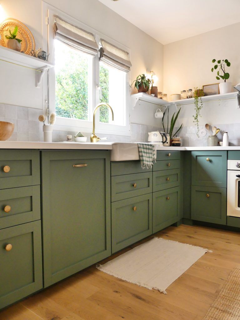 ikea white kitchen cabinets : Beach Home : 1 an de rénovation de notre ...