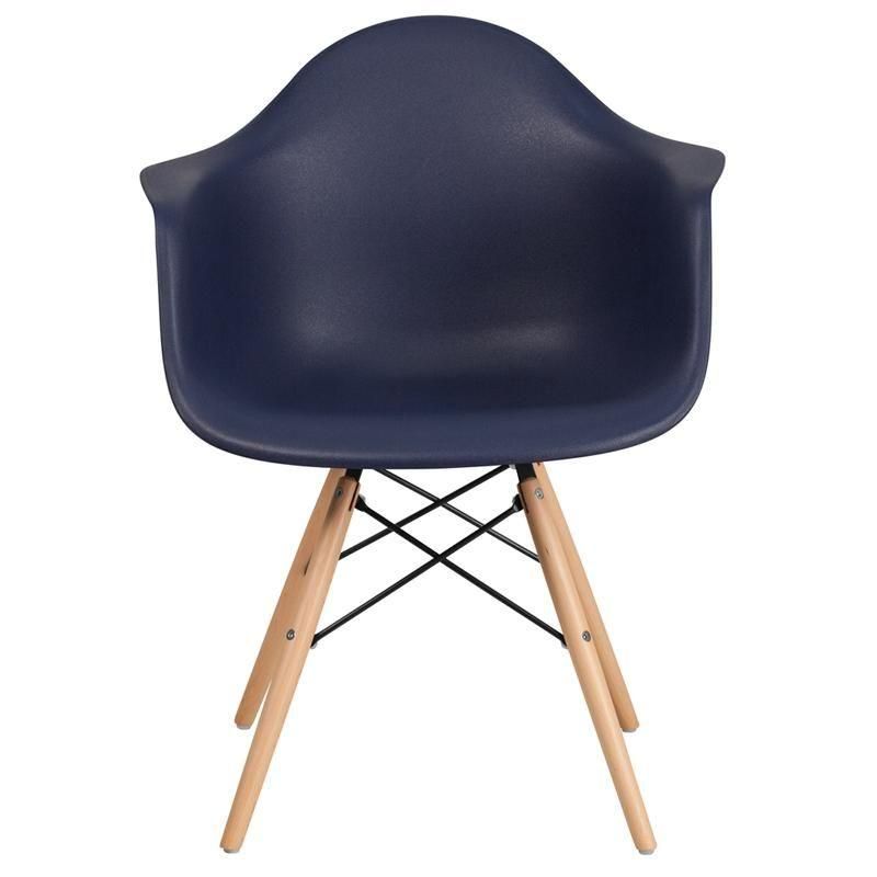 Ikea Kitchen Chairs Alonza Series Navy Plastic Chair With 